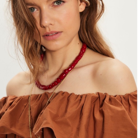 Free people soliel stone necklace NWT - Picture 1 of 3